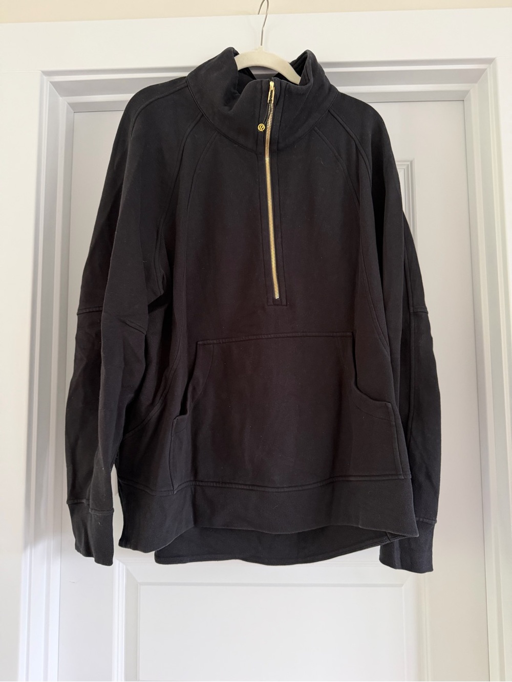 Lululemon Black Half-Zip Pullover Sweater
